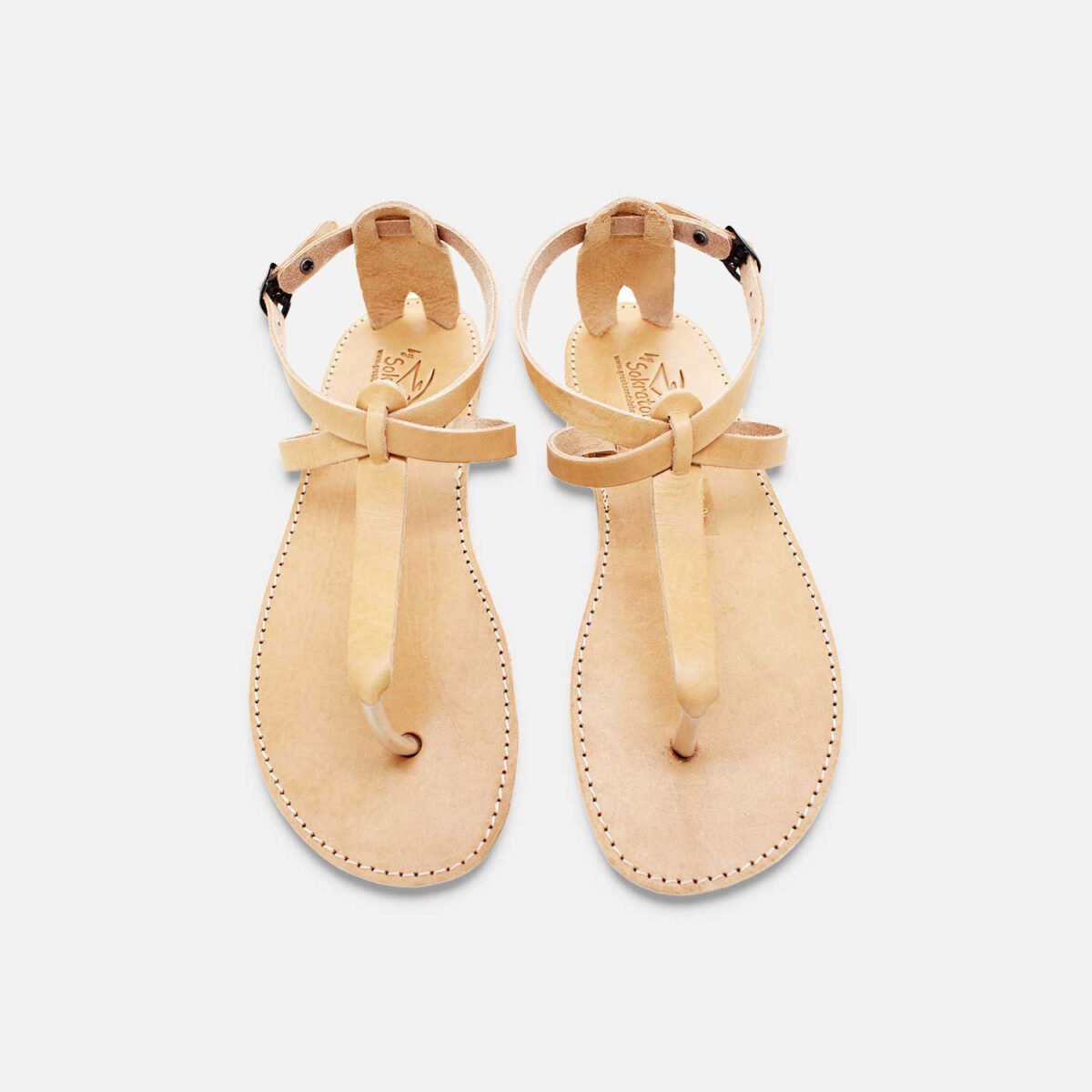 Paxos greek leather sandal